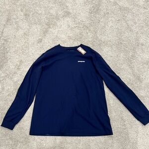 Patagonia Men's Deep Blue Long Sleeve Tee
